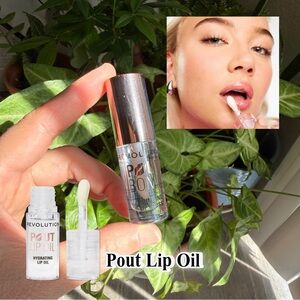 Revolution Beauty Pout Lip Oil – Shade Lychee Clear (New)
